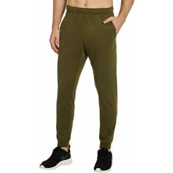Nike Dri-Fit Olive Green Training Jogger Sweatpants L - Picture 1 of 6